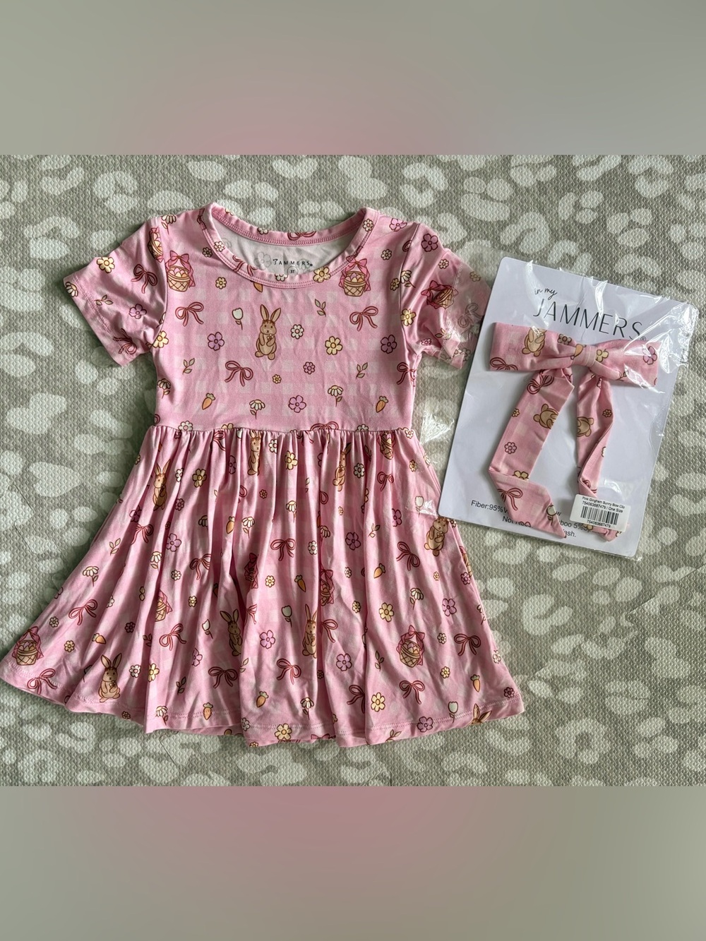 In My Jammers 3T Easter twirl & bow